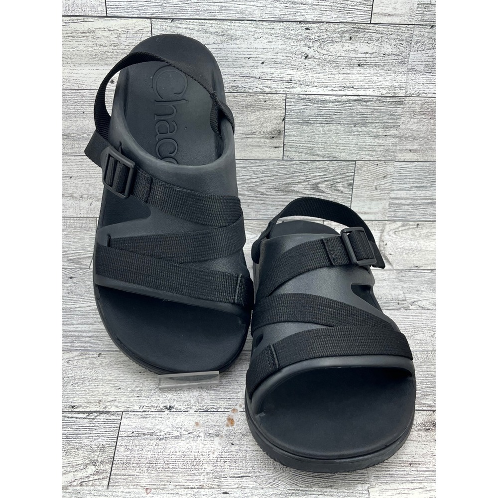 Chaco Chillos Sport Sandals Women Sz 7 Black Adjustable Z-Strap Slingback Shoes